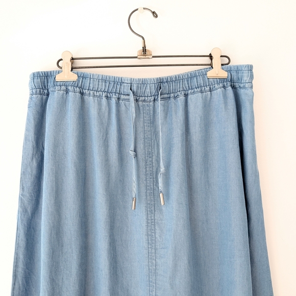 Simons Contemporaine Tencel Lyocell Midi Skirt ~ Size Large - Picture 2 of 8